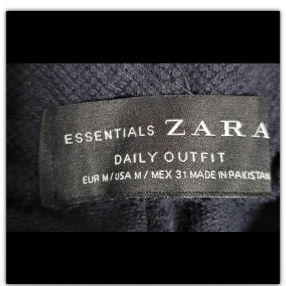 Zara Essentials daily outfit joggers high rise size medium - Picture 4 of 5